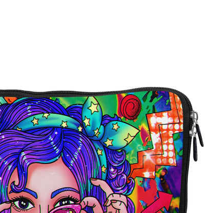 Girly Style Pop Art Laptop Sleeve Protective Cover