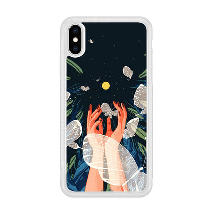 Girly Sweety Beauty Hands iPhone X Case-Oxvistore