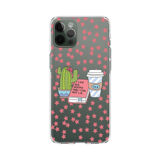 Girly The Big Book and Tea Clear Soft Case-Oxvistore