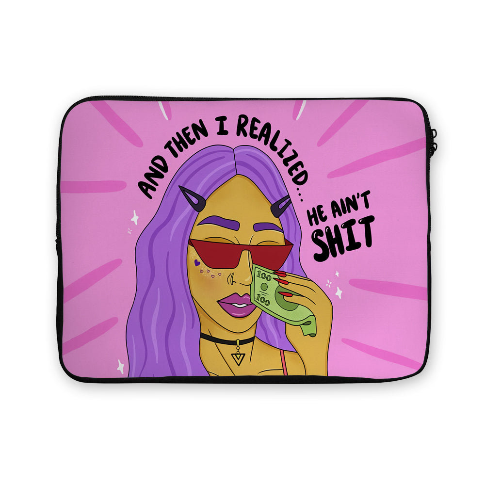 Girly Then I Realized Laptop Sleeve Protective Cover