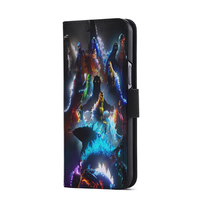 Godzilla Through The Years Flip Wallet Phone Case