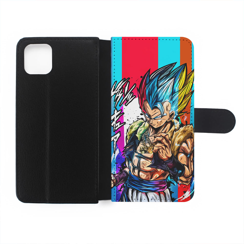 Gogeta Dragon Ball Z Art Flip Wallet Phone Case