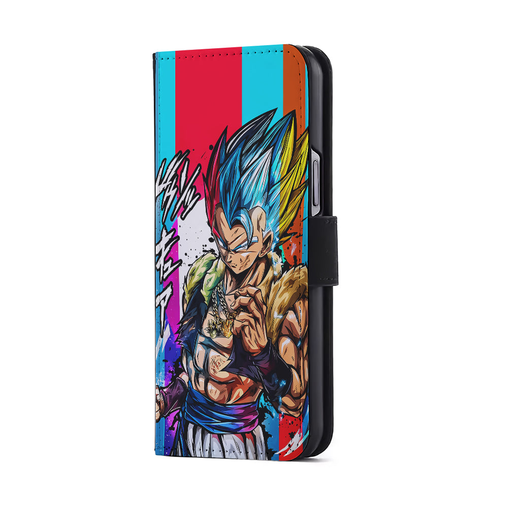 Gogeta Dragon Ball Z Art Flip Wallet Phone Case