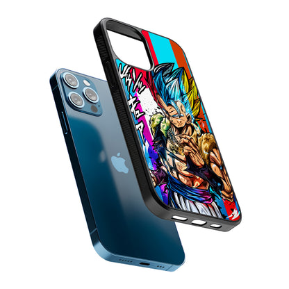 Gogeta Dragon Ball Z Art 2D Rubber Phone Case