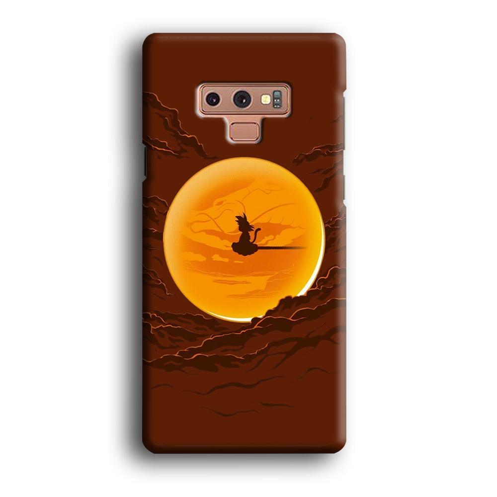 Goku Silhouette of The Moon Samsung Galaxy Note 9 Case-Oxvistore