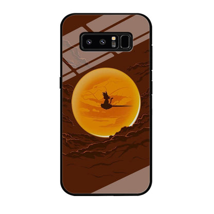 Goku Silhouette of The Moon Samsung Galaxy Note 8 Case-Oxvistore