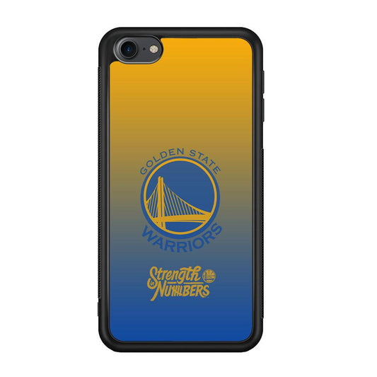 Golden State Warriors Merger of The Layer iPod Touch 6 Case-Rubber Black (2D Case)-Oxvistore