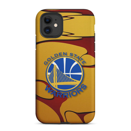 Golden State Warriors Pattern 2 in 1 Tough Phone Case-Oxvistore