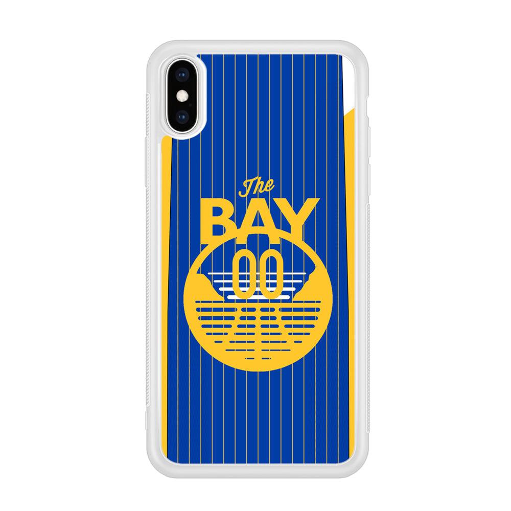 Golden State Warriors The Bay Jersey iPhone X Case-Oxvistore