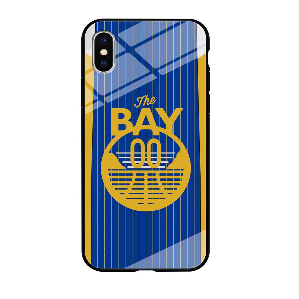 Golden State Warriors The Bay Jersey iPhone X Case-Oxvistore