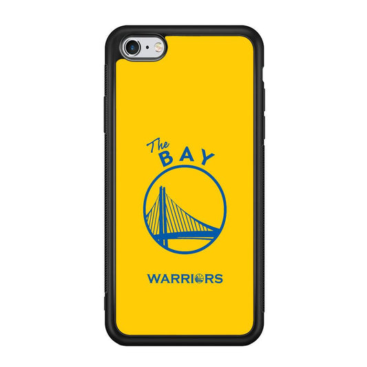 Golden State Warriors The Blue Silhouette iPhone 6 | 6s Case-Rubber Black (2D Case)-Oxvistore