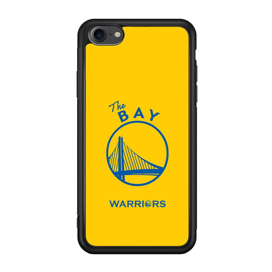 Golden State Warriors The Blue Silhouette iPhone 7 Case-Rubber Black (2D Case)-Oxvistore