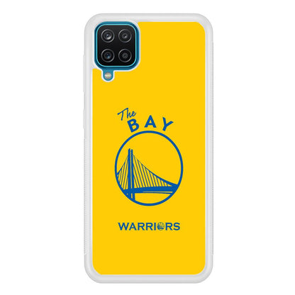 Golden State Warriors The Blue Silhouette Samsung Galaxy A12 Case-Oxvistore