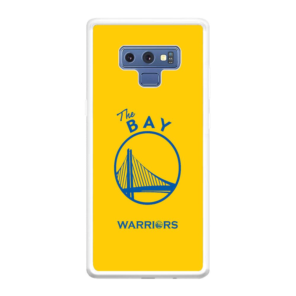 Golden State Warriors The Blue Silhouette Samsung Galaxy Note 9 Case-Oxvistore