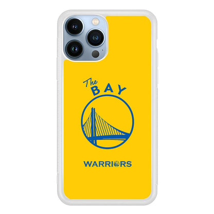 Golden State Warriors The Blue Silhouette iPhone 15 Pro Max Case-Oxvistore