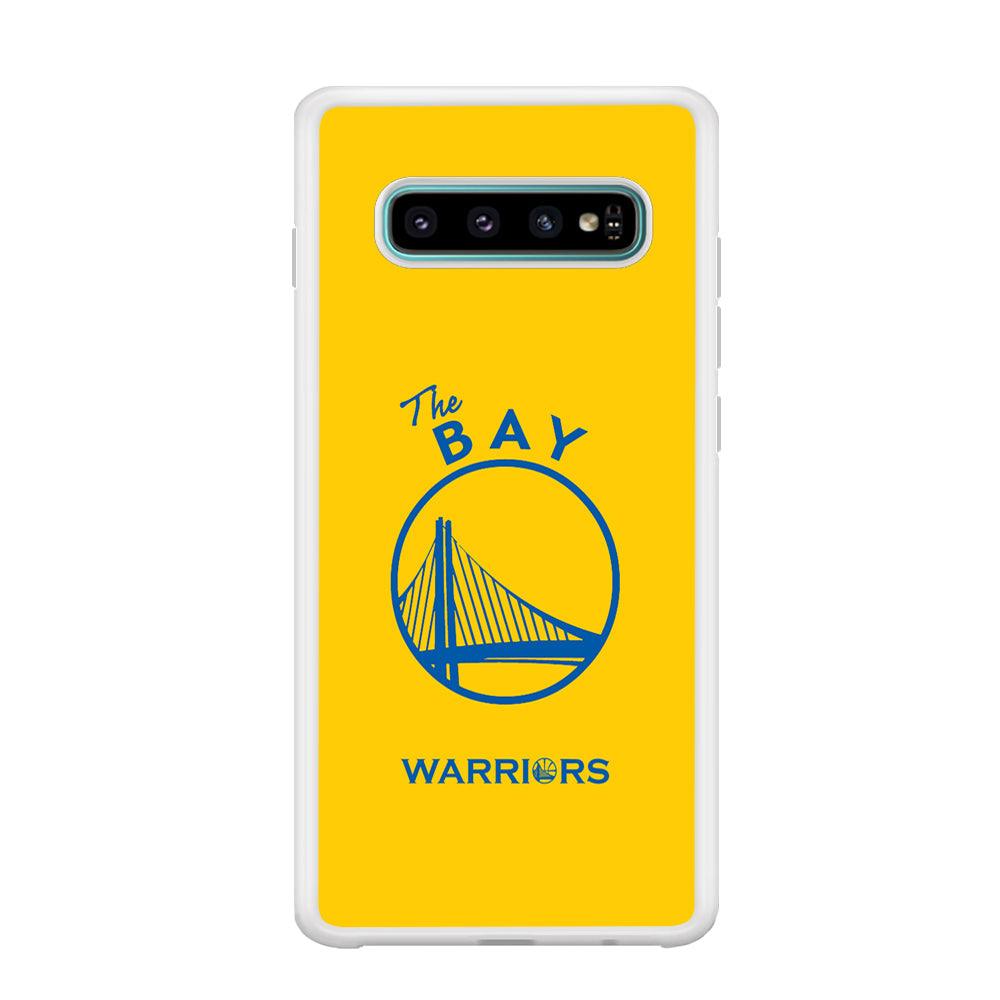 Golden State Warriors The Blue Silhouette Samsung Galaxy S10 Plus Case-Oxvistore