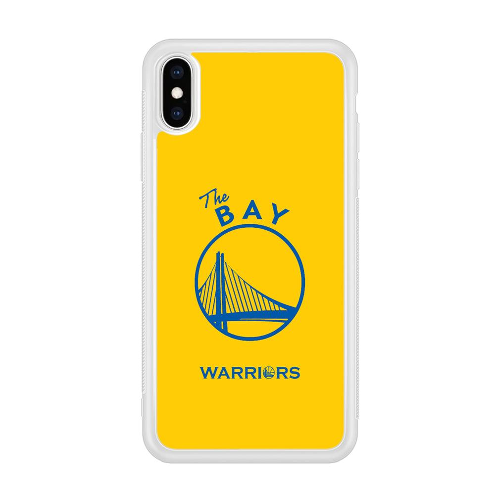 Golden State Warriors The Blue Silhouette iPhone X Case-Oxvistore