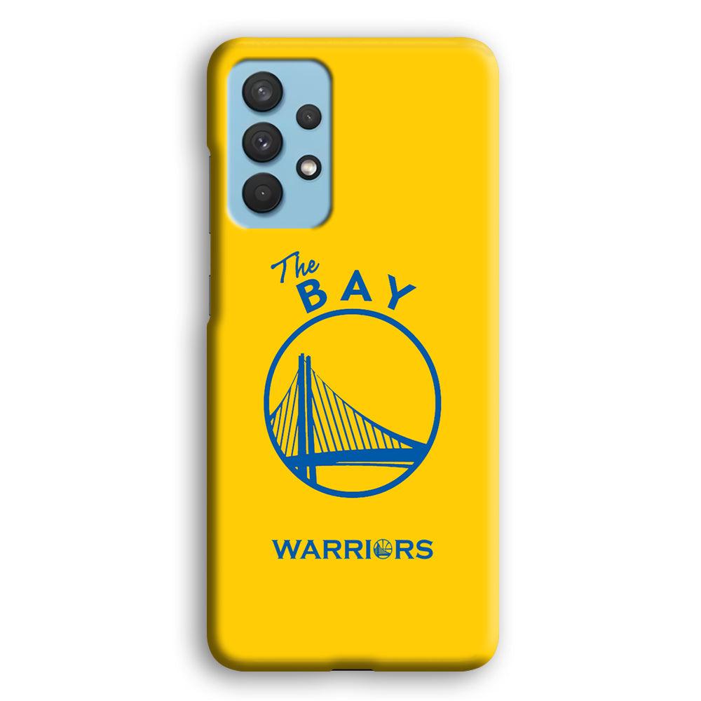 Golden State Warriors The Blue Silhouette Samsung Galaxy A32 Case-Oxvistore