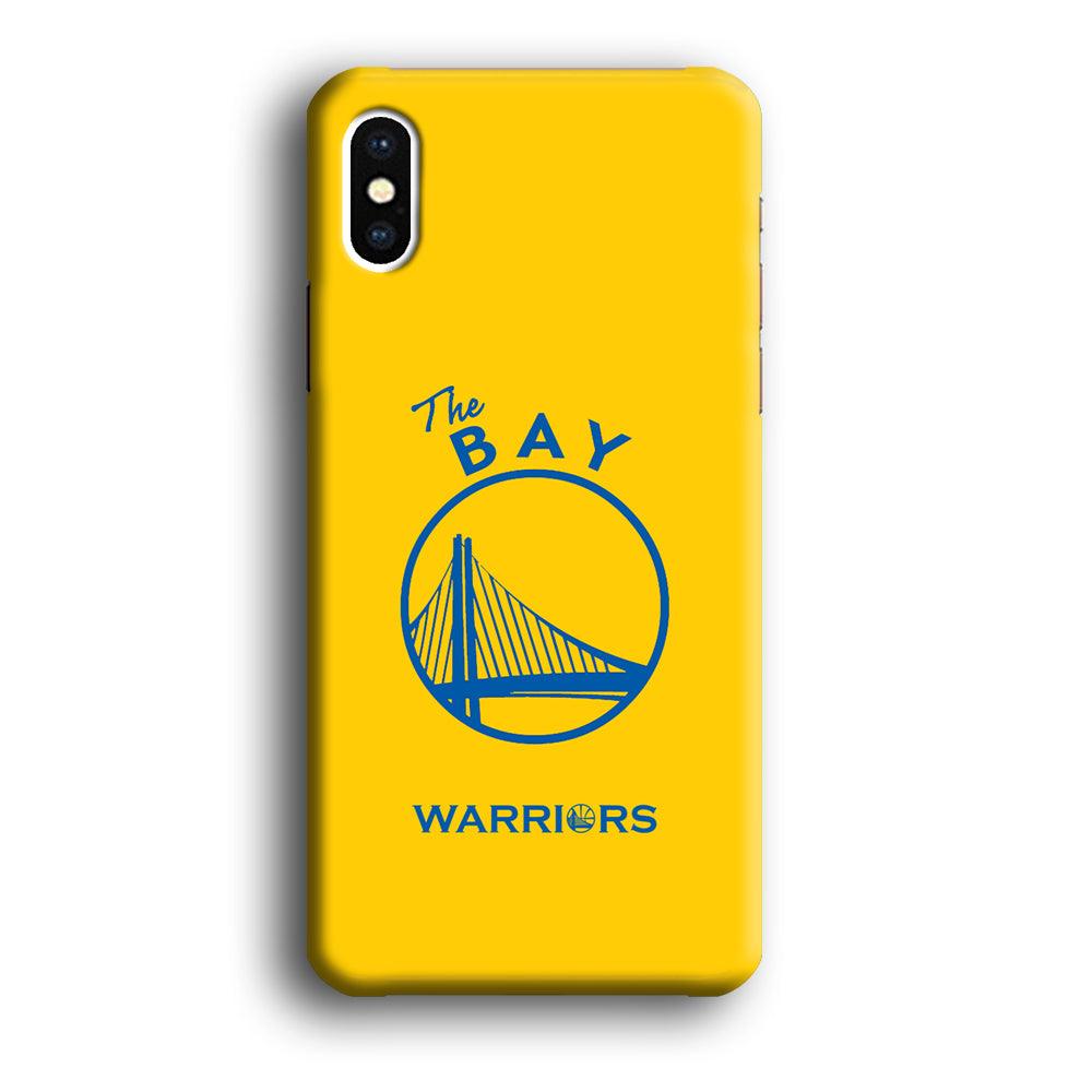 Golden State Warriors The Blue Silhouette iPhone X Case-Oxvistore