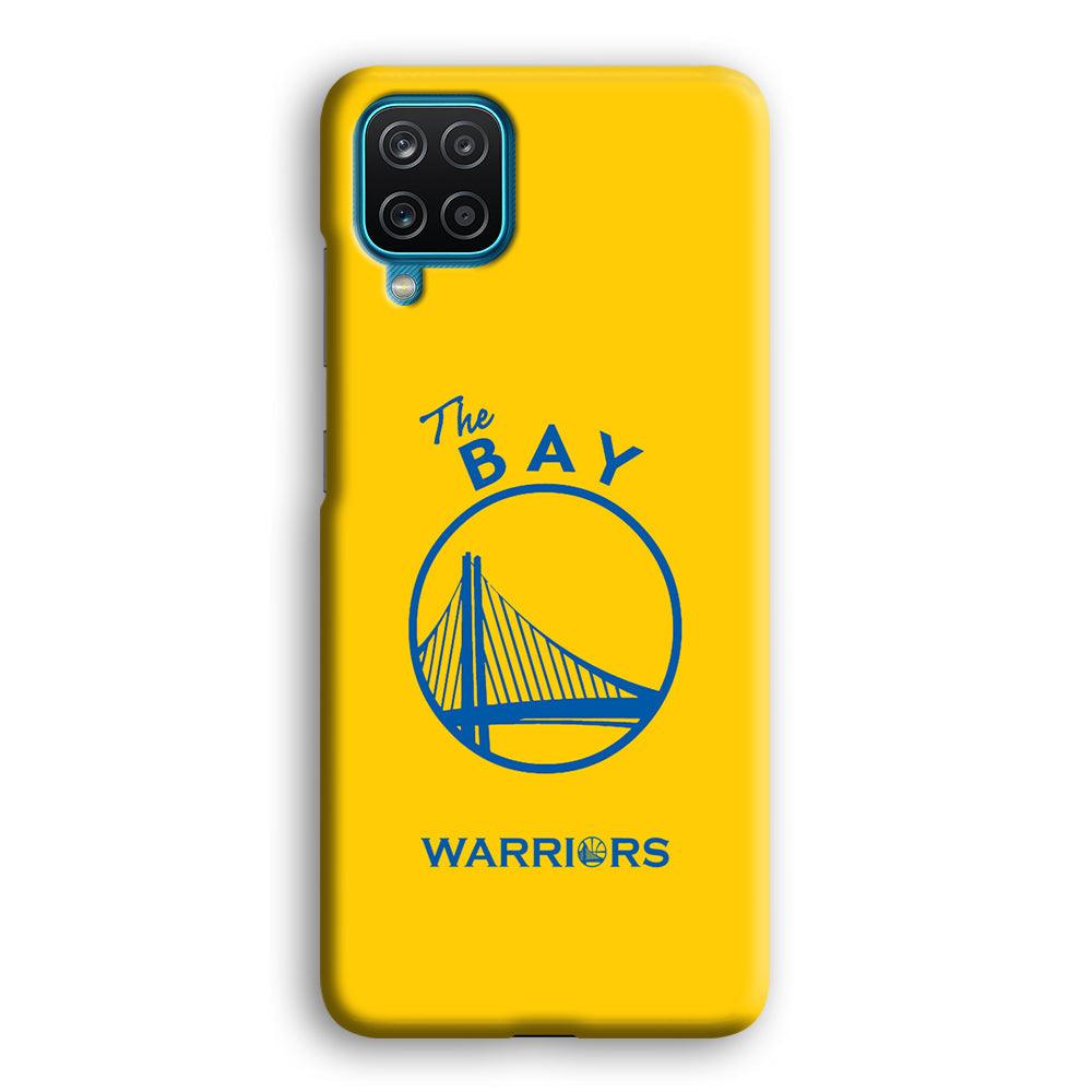 Golden State Warriors The Blue Silhouette Samsung Galaxy A12 Case-Oxvistore