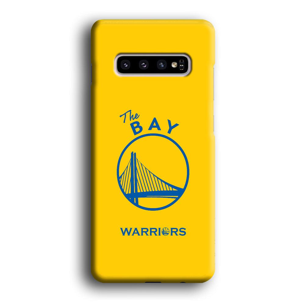 Golden State Warriors The Blue Silhouette Samsung Galaxy S10 Plus Case-Oxvistore