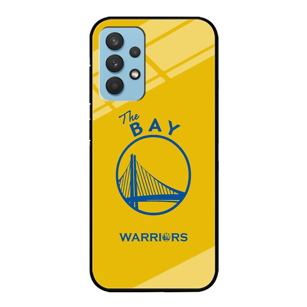 Golden State Warriors The Blue Silhouette Samsung Galaxy A32 Case-Oxvistore