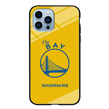 Golden State Warriors The Blue Silhouette iPhone 14 Pro Case-Oxvistore