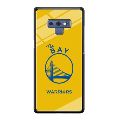 Golden State Warriors The Blue Silhouette Samsung Galaxy Note 9 Case-Oxvistore