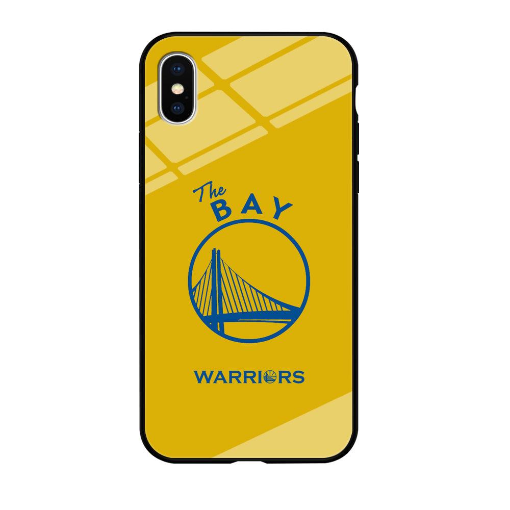 Golden State Warriors The Blue Silhouette iPhone X Case-Oxvistore