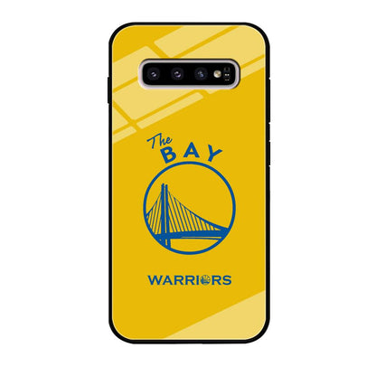 Golden State Warriors The Blue Silhouette Samsung Galaxy S10 Plus Case-Oxvistore