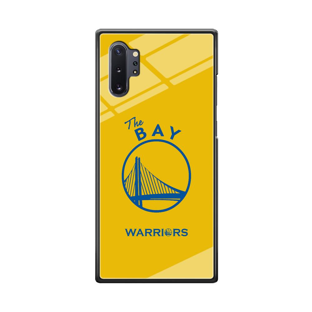 Golden State Warriors The Blue Silhouette Samsung Galaxy Note 10 Plus Case-Oxvistore