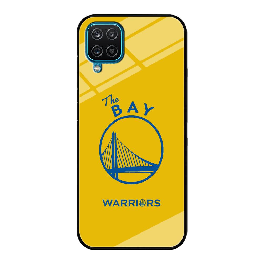 Golden State Warriors The Blue Silhouette Samsung Galaxy A12 Case-Oxvistore