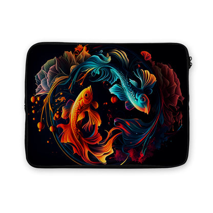 Goldfish Yin Yang Harmony Laptop Sleeve Protective Cover