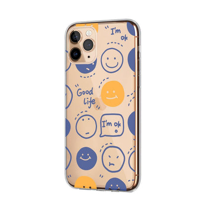 Good Life on Smile Clear Soft Case-Oxvistore