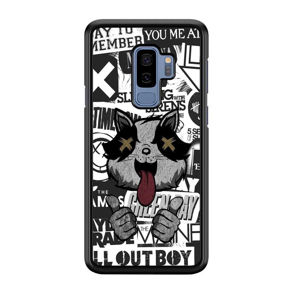 Good Stories of Playlist Samsung Galaxy S9 Plus Case-Rubber Black (2D Case)-Oxvistore