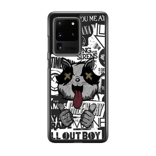 Good Stories of Playlist Samsung Galaxy S20 Ultra Case-Rubber White (2D Case)-Oxvistore