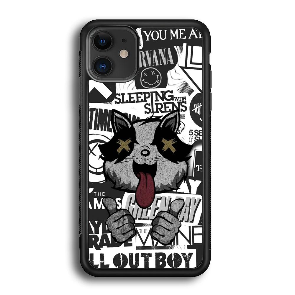 Good Stories of Playlist iPhone 11 Case-Rubber White (2D Case)-Oxvistore