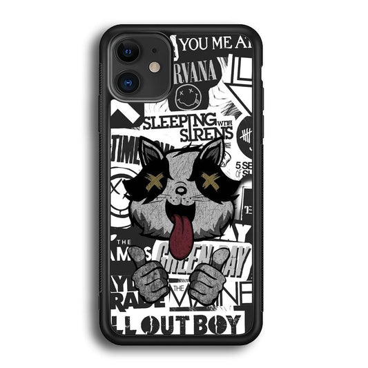 Good Stories of Playlist iPhone 11 Case-Rubber White (2D Case)-Oxvistore