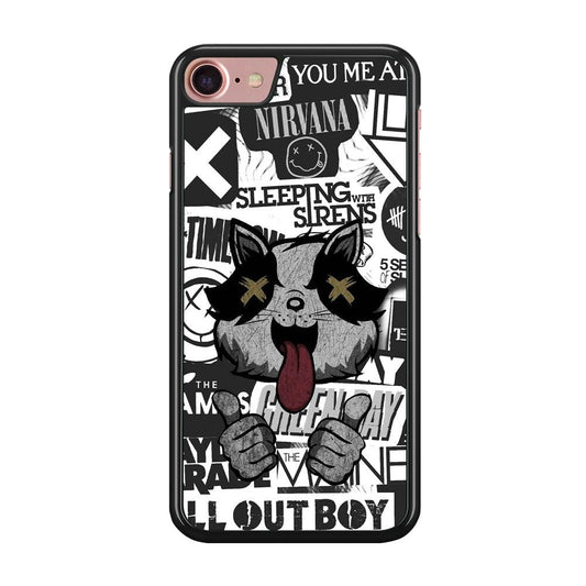 Good Stories of Playlist iPhone 7 Case-Rubber Black (2D Case)-Oxvistore