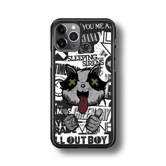 Good Stories of Playlist iPhone 11 Pro Max Case-Rubber Black (2D Case)-Oxvistore