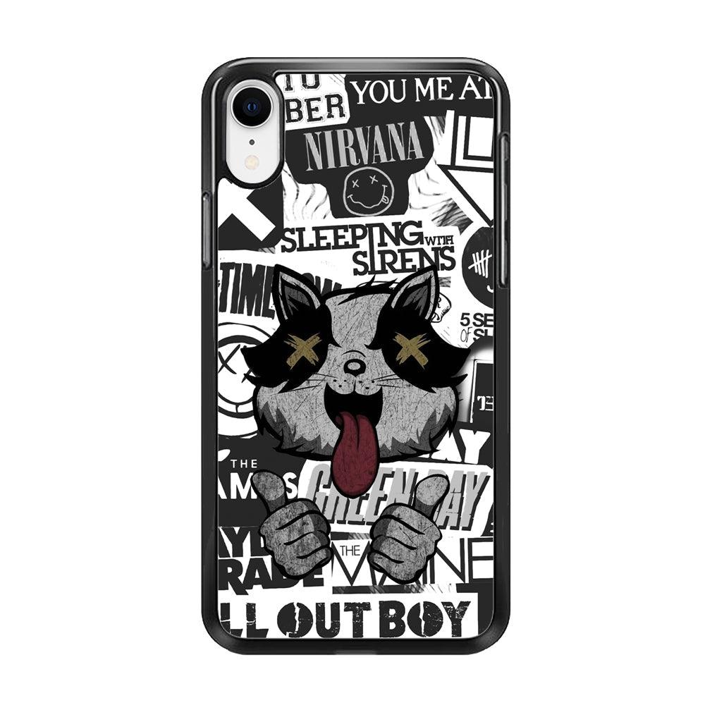 Good Stories of Playlist iPhone XR Case-Rubber Black (2D Case)-Oxvistore