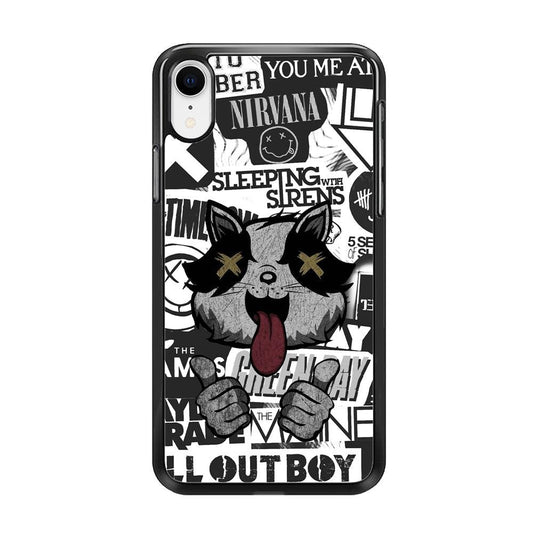 Good Stories of Playlist iPhone XR Case-Rubber Black (2D Case)-Oxvistore