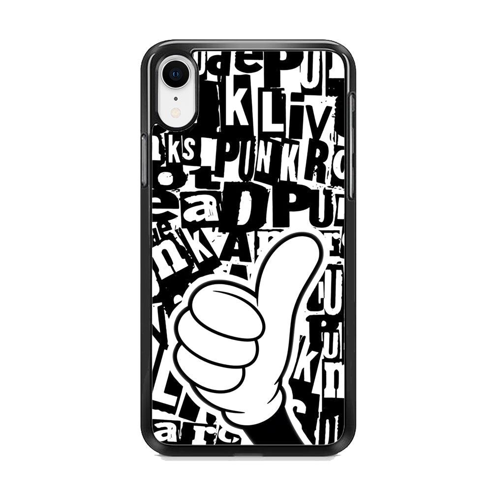 Good Things You Need iPhone XR Case-Rubber Black (2D Case)-Oxvistore