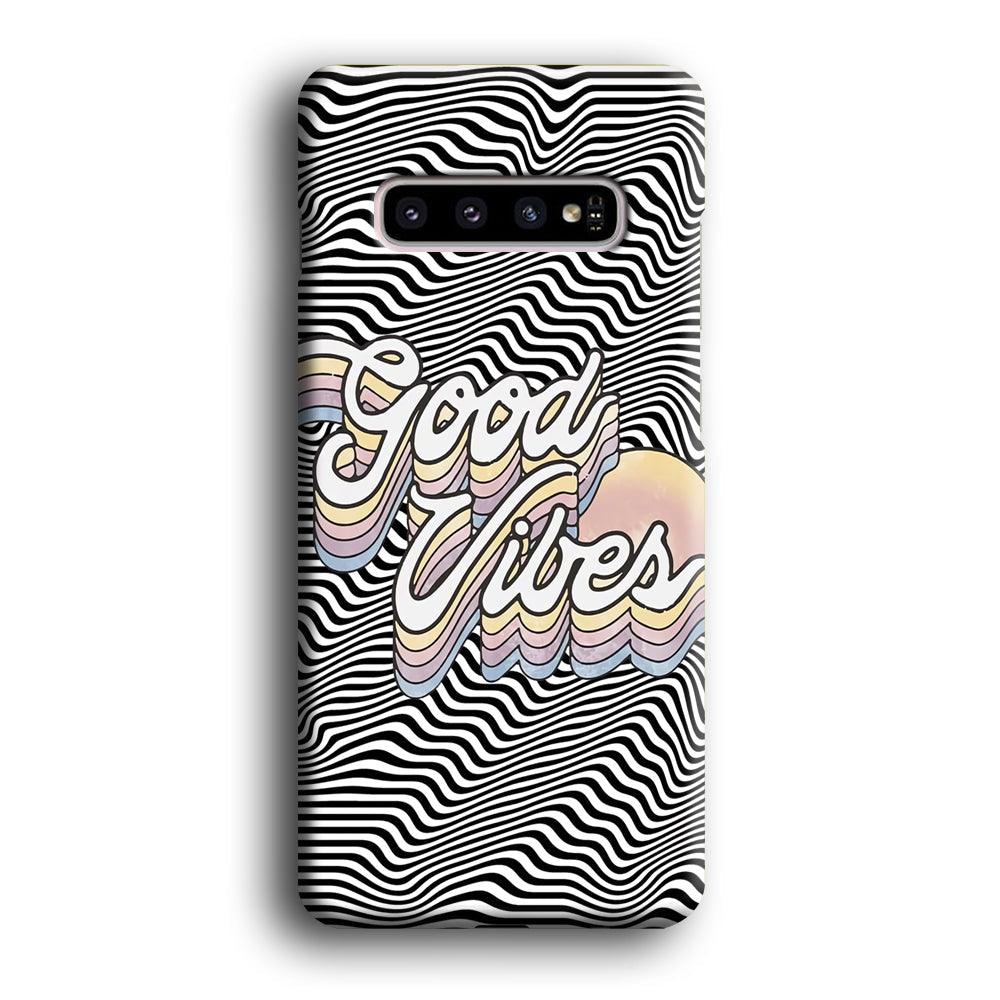 Good Vibes Motion Samsung Galaxy S10 Case-Oxvistore