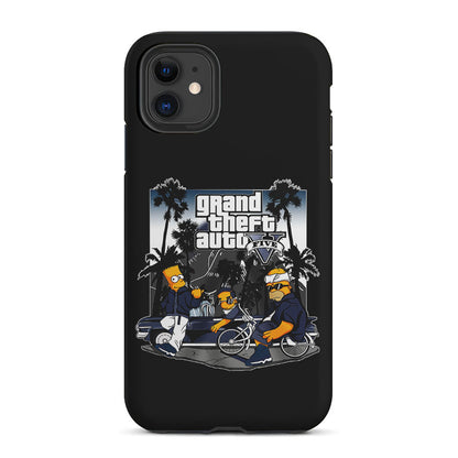 Grand Theft Auto Simpson 2 in 1 Tough Phone Case