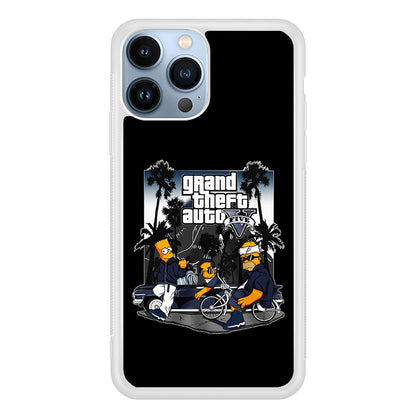 Grand Theft Auto Simpson 2D Rubber Phone Case