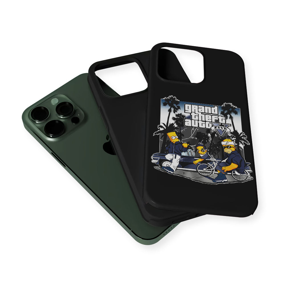 Grand Theft Auto Simpson 2 in 1 Tough Phone Case