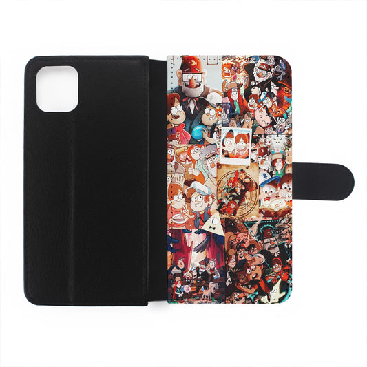 Gravity Falls Aesthetic Collage Flip Wallet Phone Case