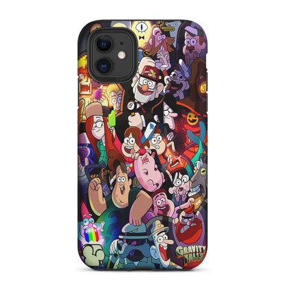 Gravity Falls All Character 2 in 1 Tough Phone Case