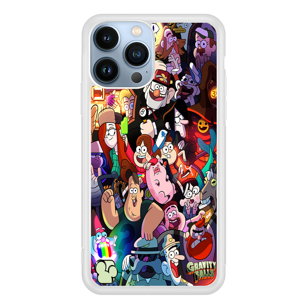 Gravity Falls All Character 2D Rubber Phone Case